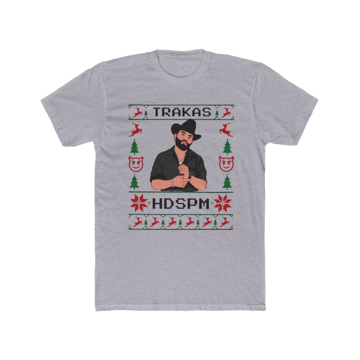 Luis R Conriquez Trakas HDSPM Ugly Christmas T Shirt - alternate angle 5, merchandise